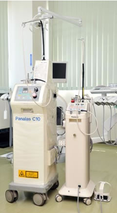 写真：レーザー治療